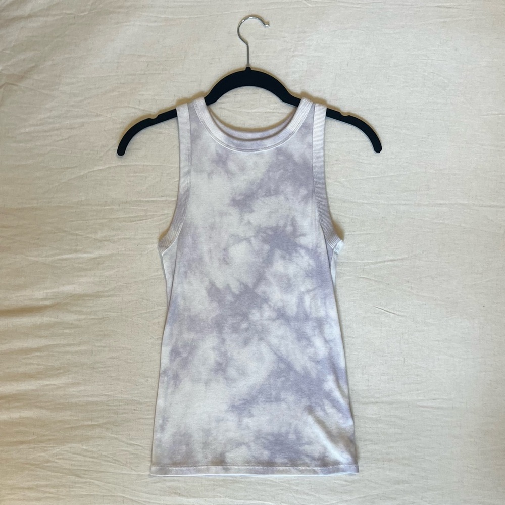 Purple Target Tie-Dye Tank Top